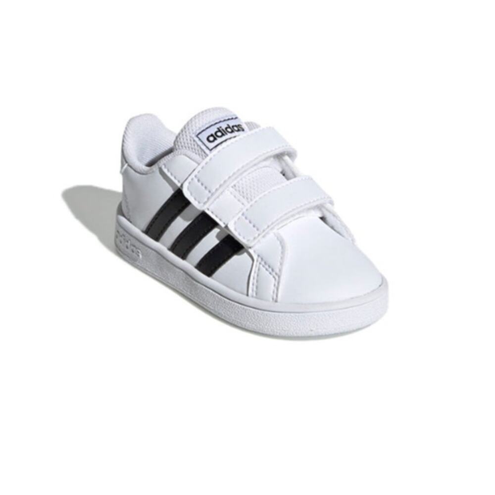 NEW! Adidas 'Neo Grand' Court Sneakers in WHITE/BLACK (4)